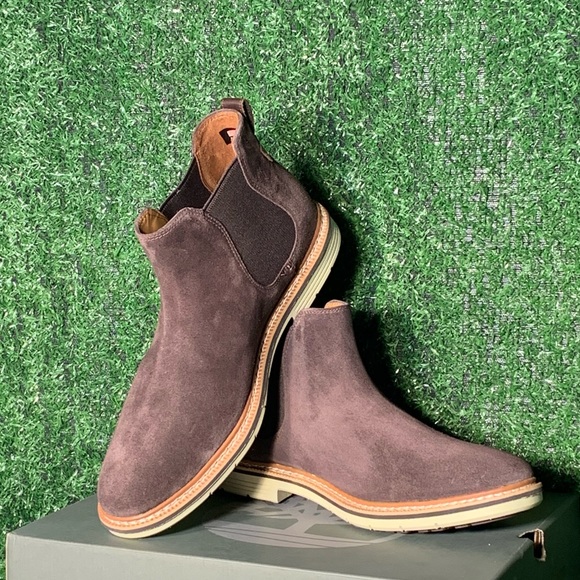 Timberland Mens Naples Chelsea dark brown boot. - Picture 2 of 7